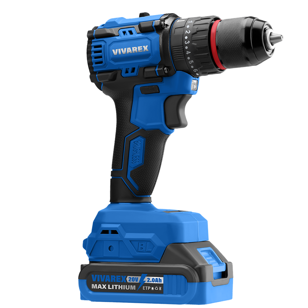 دریل شارژی 20 ولت چکشی براشلس ویوارکس VR2010-IBL