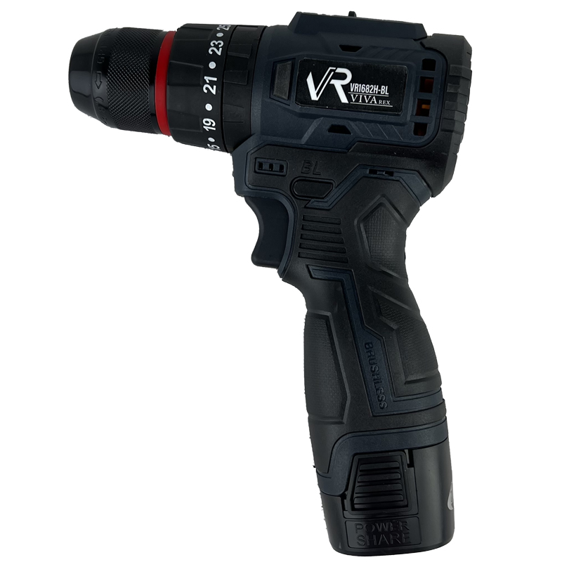 دریل شارژی براشلس چکشی ویوارکس مدل VR1682H-BL