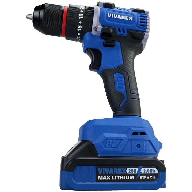  دریل شارژی 20 ولت براشلس 2 باتری ویوارکس مدل VR2010-BLX